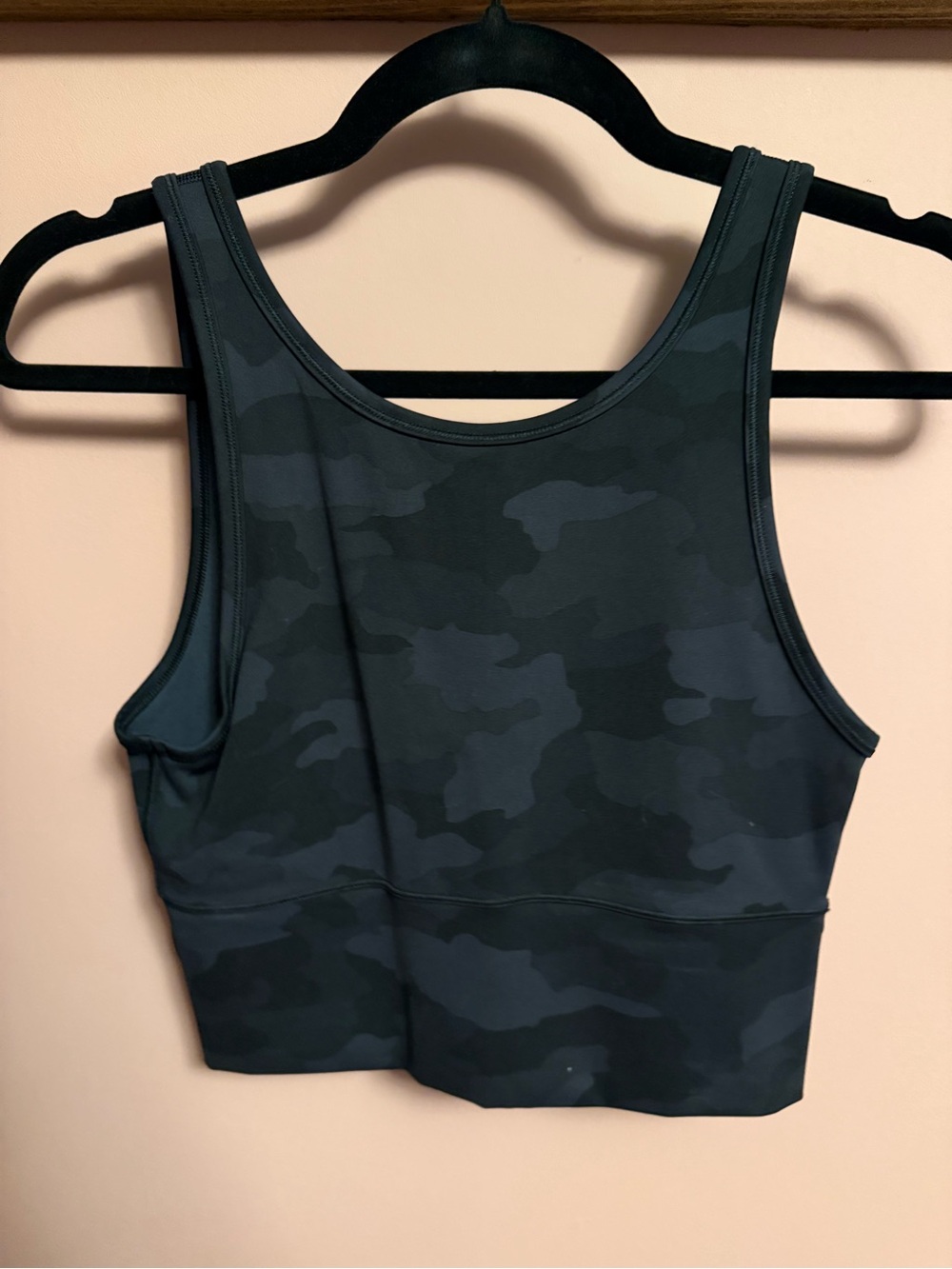 lululemon athletica Black Camo cropped tank